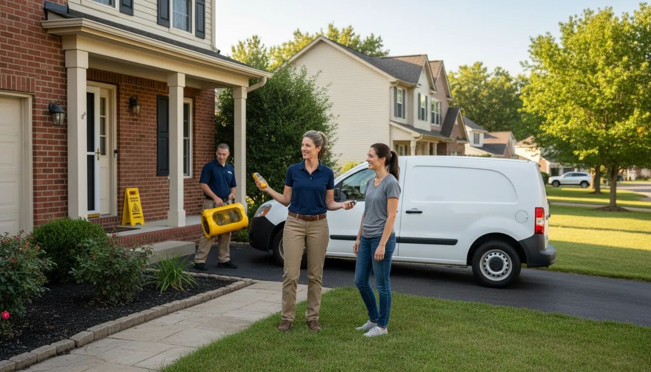 Residential water damage restoration in Vilas, CO